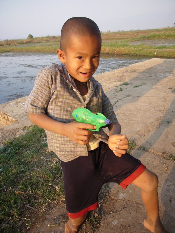 Toy water pistols made their day